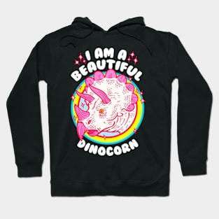 I AM A BEAUTIFUL DINOCORN Hoodie